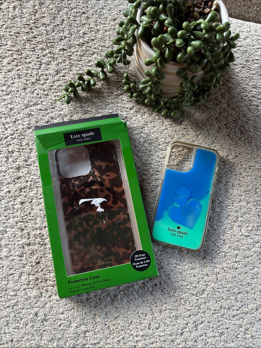 kate spade ♠️ leopard and Liquid iPhone Case